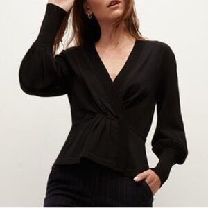NWOT Veronica Beard TABISA WRAP PULLOVER